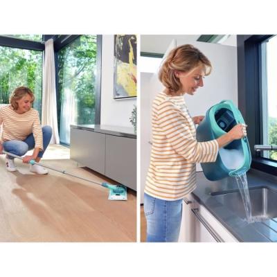 Ensemble balai serpillère avec seau essoreur et roulettes Clean Twist M Ergo Mobile 52121 Leifheit