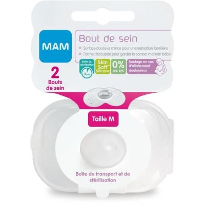 Protections mamelons MAM taille M - Lot de 2