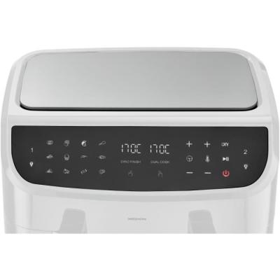 Friteuse à Air Chaud MEDION P20 XXL Twin - 2600 W - 2 paniers - Blanc