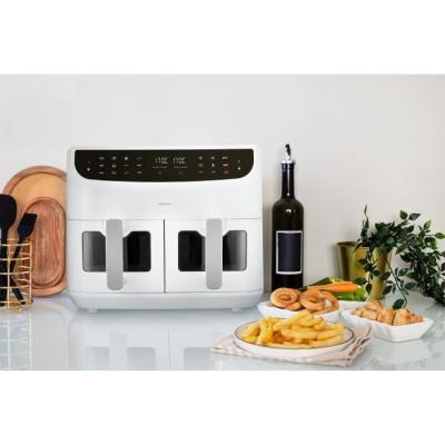 Friteuse à Air Chaud MEDION P20 XXL Twin - 2600 W - 2 paniers - Blanc