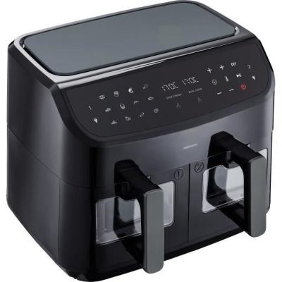 Friteuse à Air Chaud MEDION - P20 XXL Twin - 2600 W - Noir