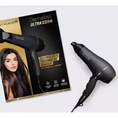 Sèche-cheveux SAINT ALGUE Demeliss Ultra 2200 - Technologie ionique - Concentrateur