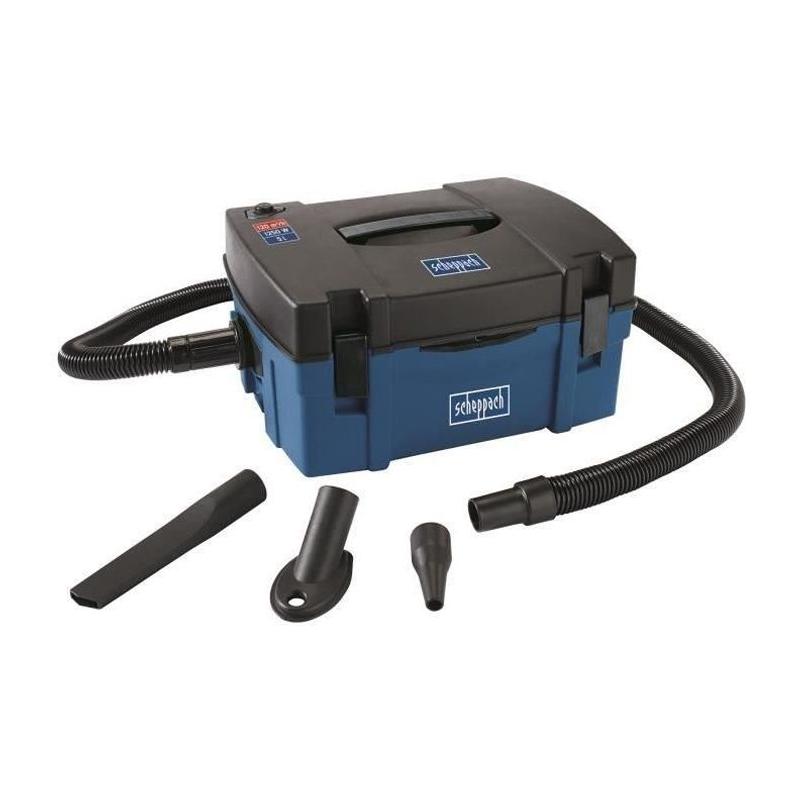 Aspirateur compact de chantier Scheppach - 1250W - Cuve 5L
