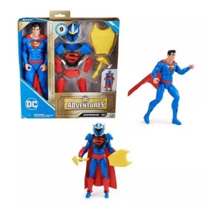 Figurine miniature Superman 30 cm + accessoires - DC Adventures