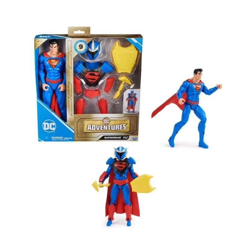 Figurine miniature Superman 30 cm + accessoires - DC Adventures