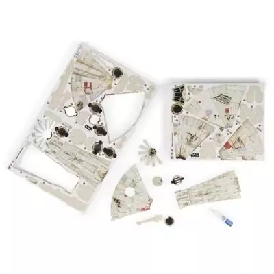 Maquette 4D du Faucon Millenium - Kit de Construction 48 cm