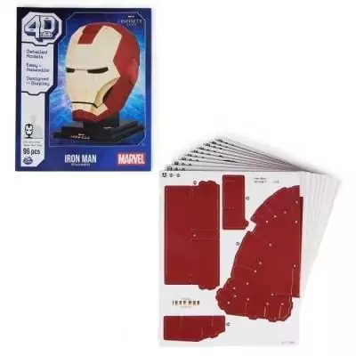 Marvel - CASQUE IRON MAN - Maquette 4D facile à construire