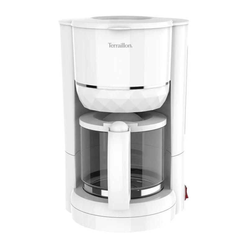 Cafetière filtre - TERRAILLON 15353 DIAMANT Blanc - 1.25L - 980W