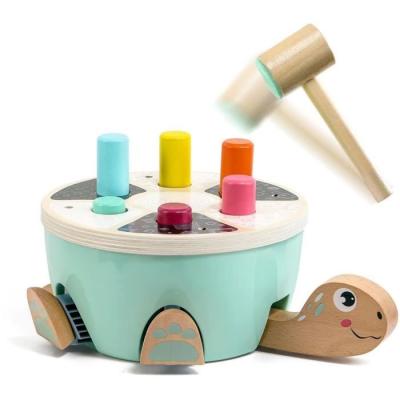 Jeu de Tape-Tape Tortue - Top Bright - Marteau en Bois - Formes à Trier