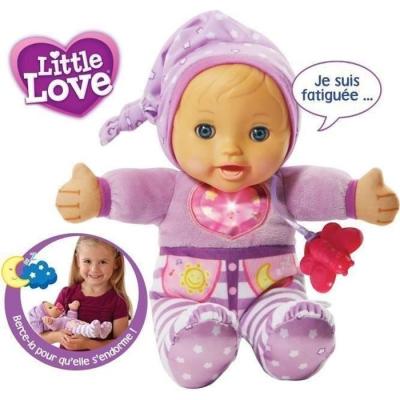 Poupon interactif VTECH Little Love - Mon Bébé à Berce - Rose