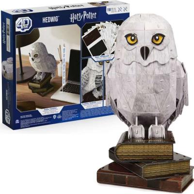 Puzzle SPIN MASTER HEDWIGE Harry Potter 4D Build - Dimensions compactes