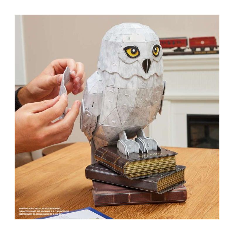 Puzzle SPIN MASTER HEDWIGE Harry Potter 4D Build - Dimensions compactes