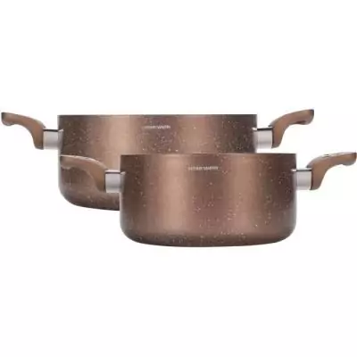 Set de marmites ARTHUR MARTIN - AM9820 - Aluminium - 20-24 cm - Induction