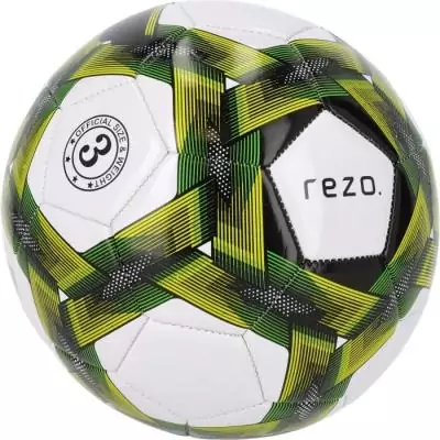 Ballon de football REZO PVC Taille 4 Jaune bicolore - Résistant Ballon de football REZO PVC Taille 4 Jaune bicolore - Résistant