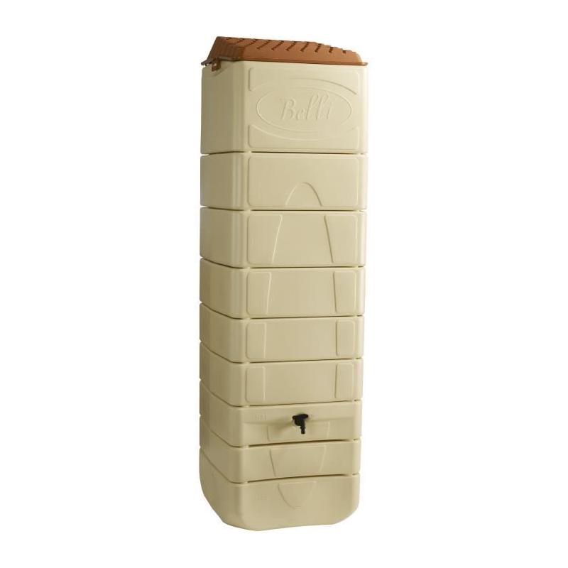 Récupérateur d'eau mural BELLI 650L Beige - Élégant et pratique