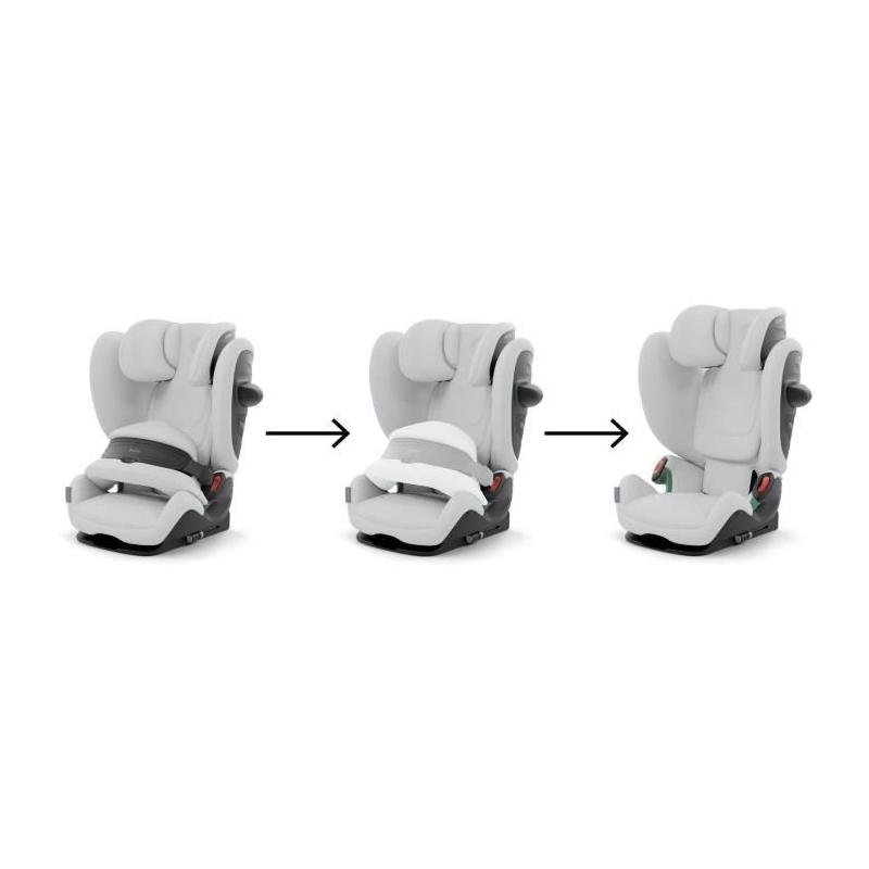 Siège auto CYBEX Pallas G2 - Fog Grey - Dimensions compactes
