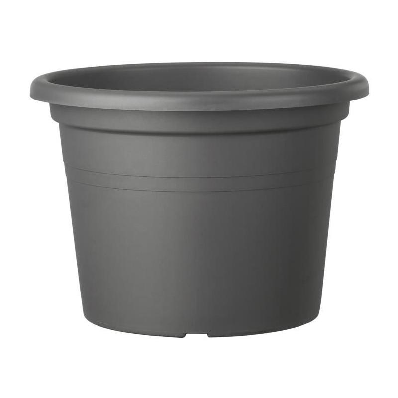 Pot de fleurs DEROMA rond anthracite 50cm - Gris moderne