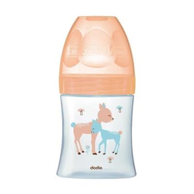 Biberon Dodie Sensation+ Anti-Coliques en Verre 150ml Beige - Parfait pour Bébé!