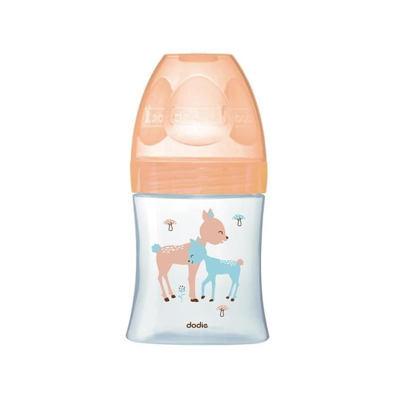 Biberon Dodie Sensation+ Anti-Coliques en Verre 150ml Beige - Parfait pour Bébé!