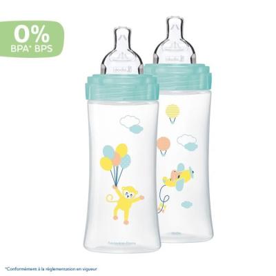 Lot de 2 Biberons Sensation+ Anti-Coliques +6m 330ml