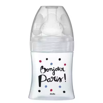 Biberon en Verre Dodie Sensation+ Anti-Coliques 150ml - Paris