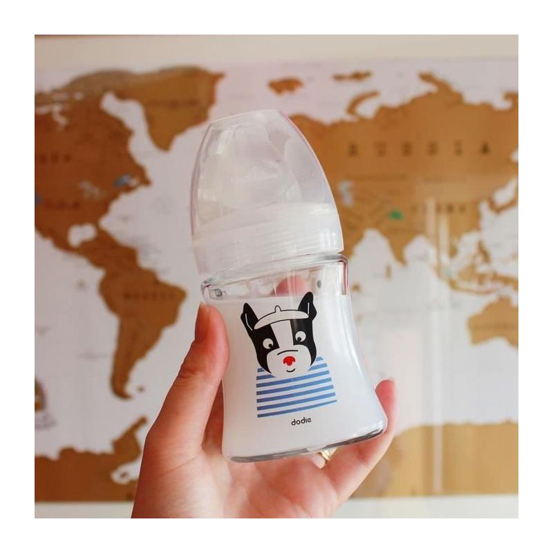 Biberon en Verre Dodie Sensation+ Anti-Coliques 150ml - Paris