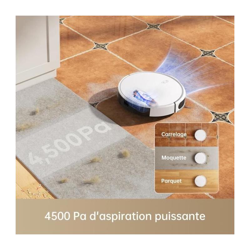 Robot Aspi Laveur DREAME Mova M1 - 4500Pa - Navigation Intelligente