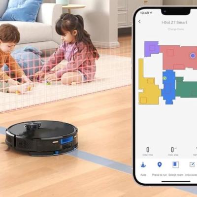 Aspirateur Robot Connecté EZICLEAN I-Bot Z7 Smart - Performant et Eco-Responsable