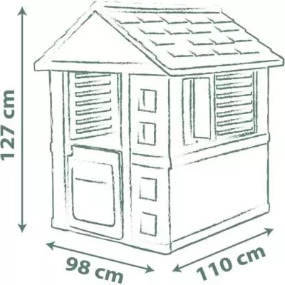 STATION DE JEUX: Maison de rêve SMOBY Life - Jolie Maison STATION DE JEUX: Maison de rêve SMOBY Life - Jolie Maison