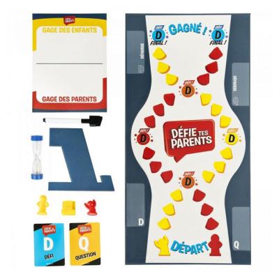 Jeu de société Spin Master - Défie tes parents - Questions & Défis Amusants