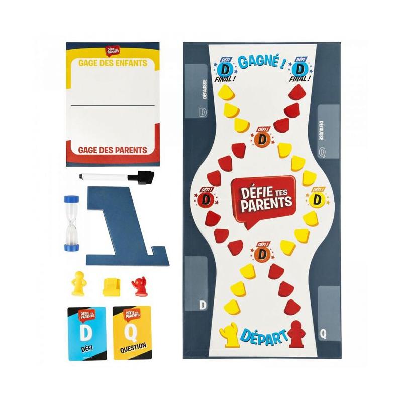 Jeu de société Spin Master - Défie tes parents - Questions & Défis Amusants