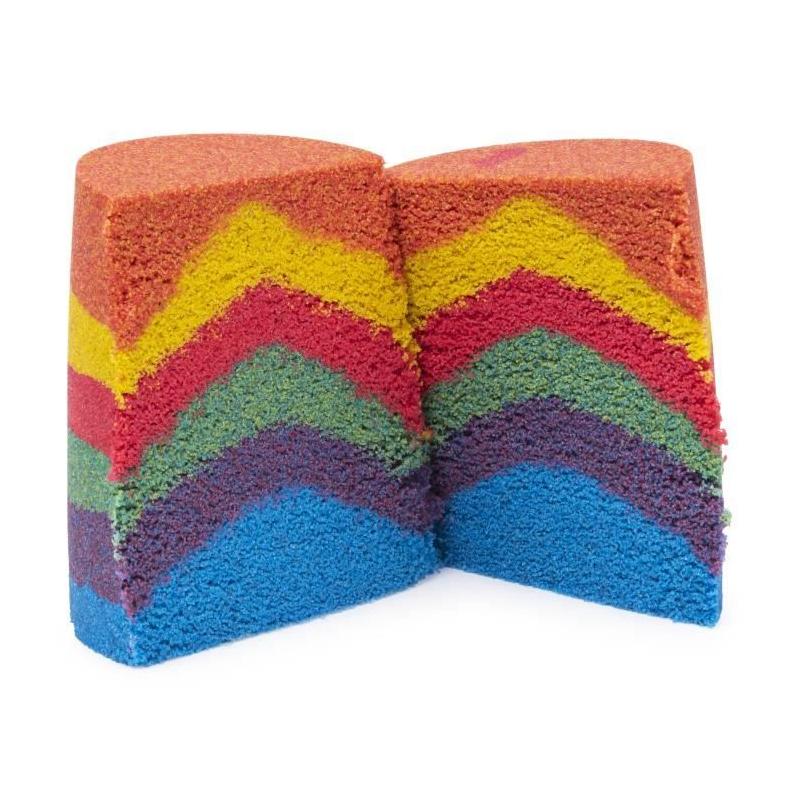 Sable Magique Arc-en-Ciel 390g + 6 Accessoires - Jouet 3 ans