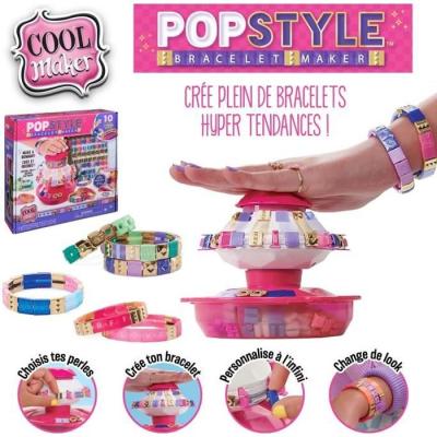 Machine à Bracelets Cool Maker - Jusqu'à 10 Bracelets - SPIN MASTER - Amusez-vous à créer vos propres bijoux !