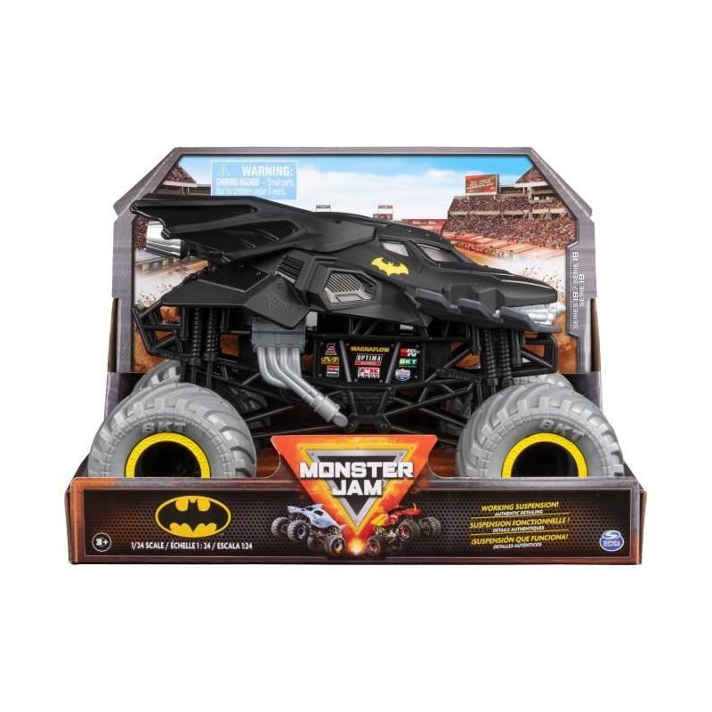 Véhicule Batman Die Cast 1:24 Monster Jam - Figurine Miniature