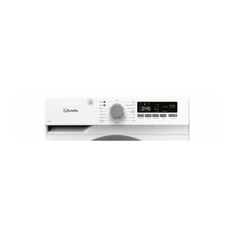 Lave-linge hublot VEDETTE LLV395W: Performant et responsable