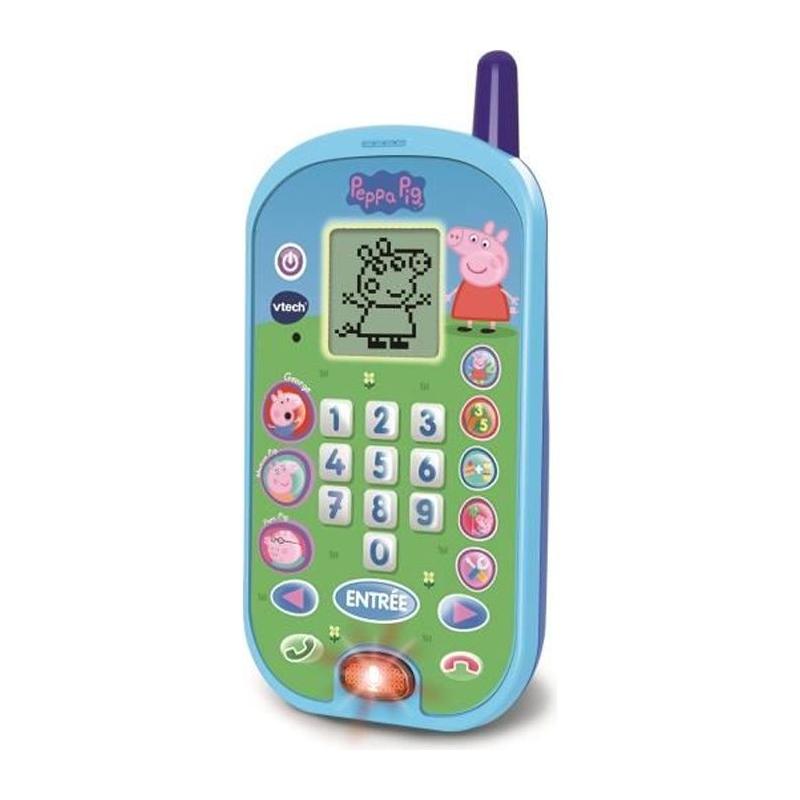 Téléphone enfant VTECH Peppa Pig - Sons amusants - Éducatif