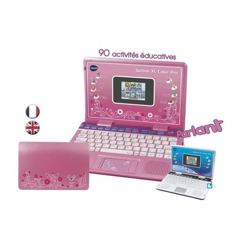 Ordinateur bilingue VTECH Genius XL Color Pro Rose - 6-11 ans