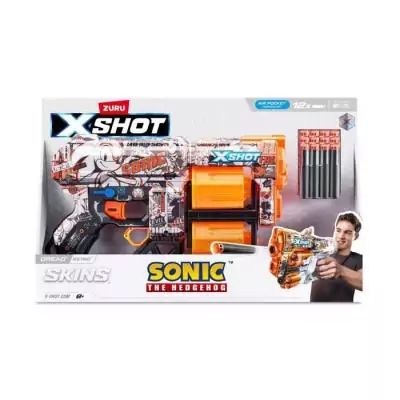 Lanceur de fléchettes X-SHOT Dread SONIC - Double canons rotatifs - Capacité 12 fléchettes
