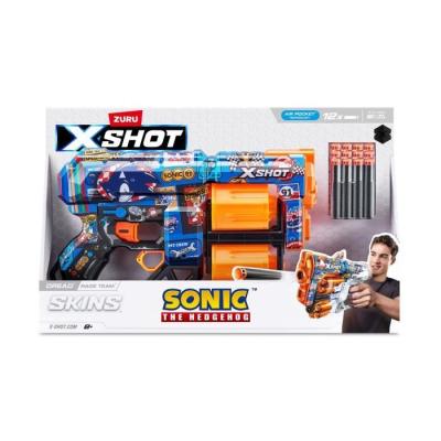 Lanceur de fléchettes X-SHOT Dread SONIC - Double canons rotatifs - Capacité 12 fléchettes