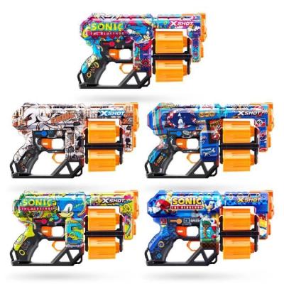 Lanceur de fléchettes X-SHOT Dread SONIC - Double canons rotatifs - Capacité 12 fléchettes