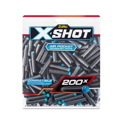 Recharge de fléchettes ZURU X-SHOT Excel Pack 200 - Technologie à poche d'air