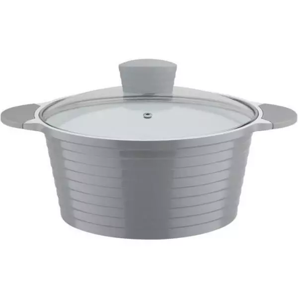GSW Marmite revetement en céramique Greblon a induction Bolero Grey - 28 cm