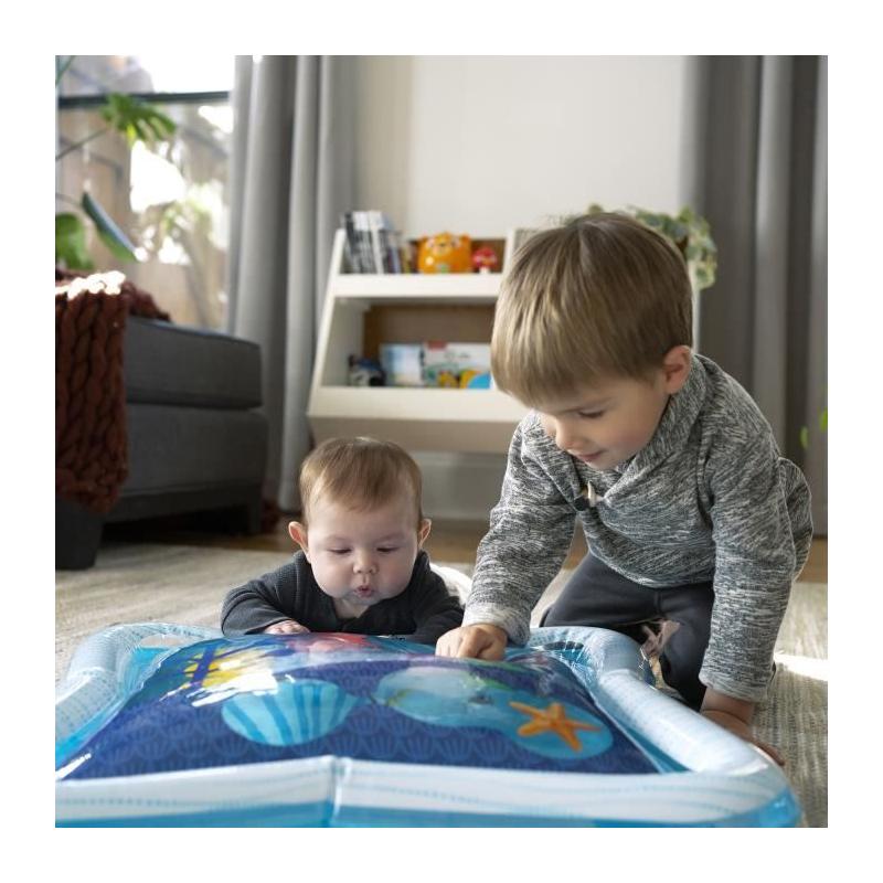Tapis d'eau gonflable pour bébé: jeu sensoriel pliable