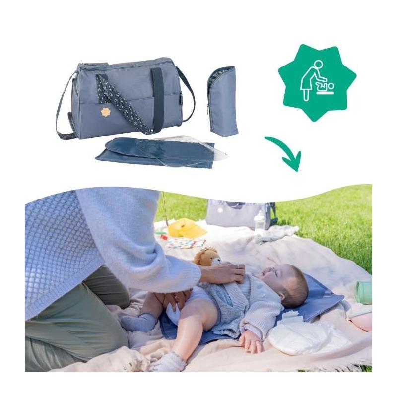 Sac à langer Badabulle Pocketstyle - Pratique et élégant