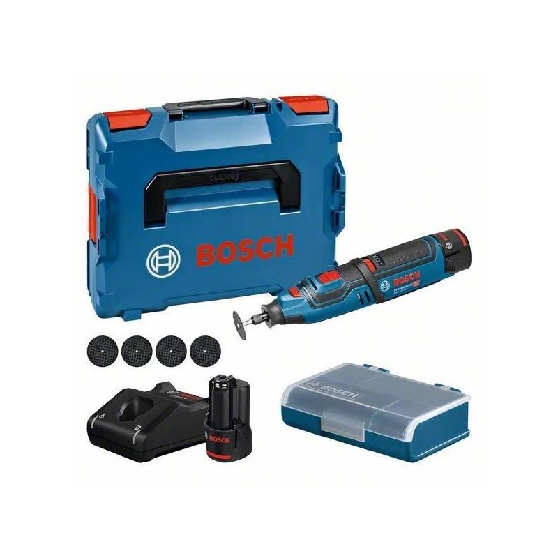 Outil Rotatif Bosch Professional GRO 12V-35 + 2 Batteries 2,0Ah - Compact et Performant
