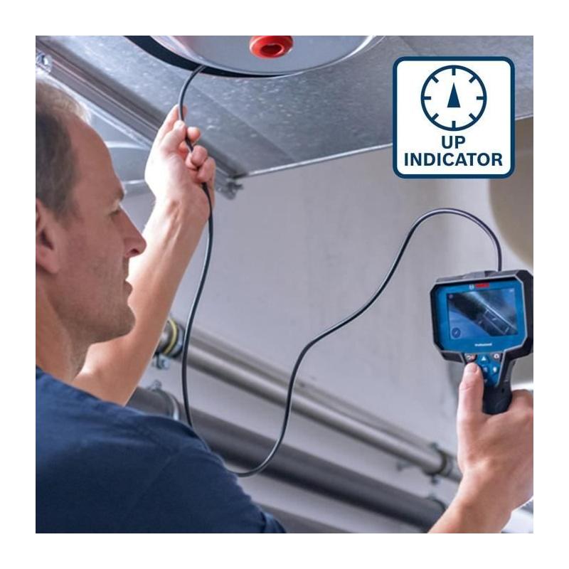 Caméra d'inspection Bosch Professional GIC 12V-4-23 C - Idéale pour détecter les matériaux