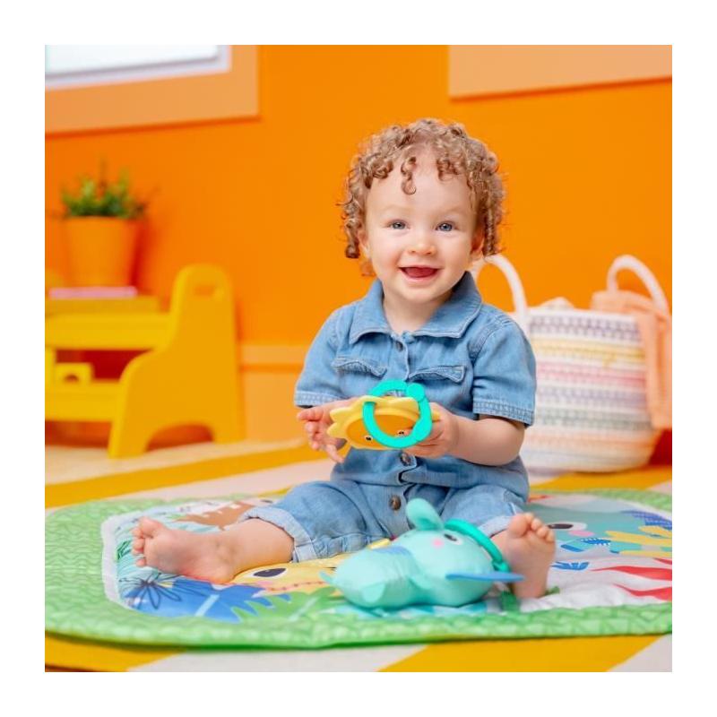 Tapis de sol éveil bébé évolutif pliable Jungle Vert