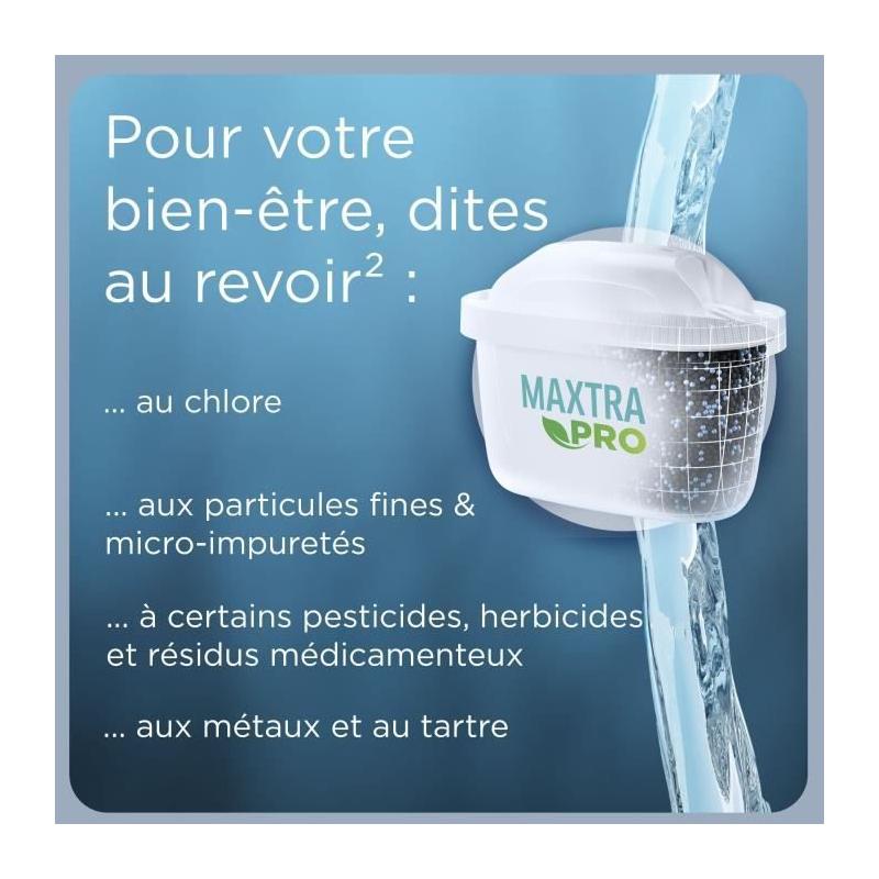 Carafe filtrante BRITA Style grise (2,4L) avec MAXTRA PRO : pureté garantie