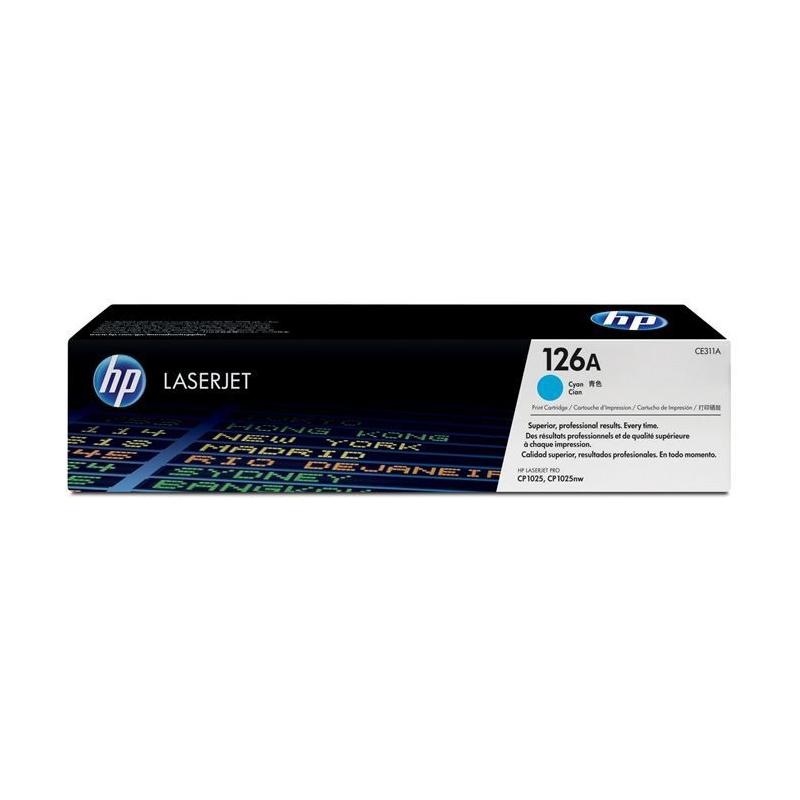 Cartouche de toner HP 126A (CE311A) cyan - LaserJet Pro CP1025/CP1025nw