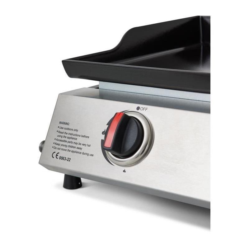 Plancha gaz COOKINGBOX CALI - 4 feux compact et performant